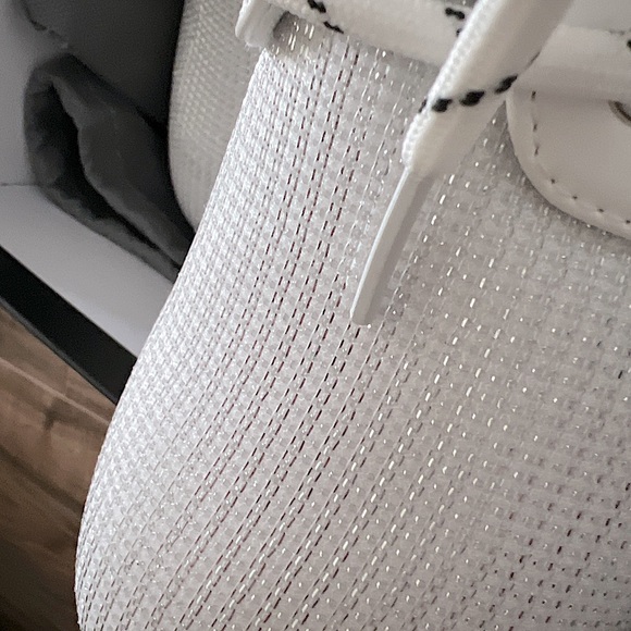 NINETY UNION SPARKLE SILVER WEDGE SNEAKER ATHLETIC SHOE Like new - Picture 10 of 14